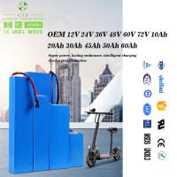 China 24v 48v 40ah 60ah Lifepo4 Lithium Battery Pack For Electric Motorcycle Ebike Scooter for sale