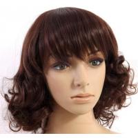 China New Stylish Synthetic Hair Wigs Natural Curly Women natural looking synthetic wigs factory