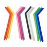 China Diameter 0.85cm Silicone Reusable Drinking Straws Flexible And Resistant For Tumbler factory