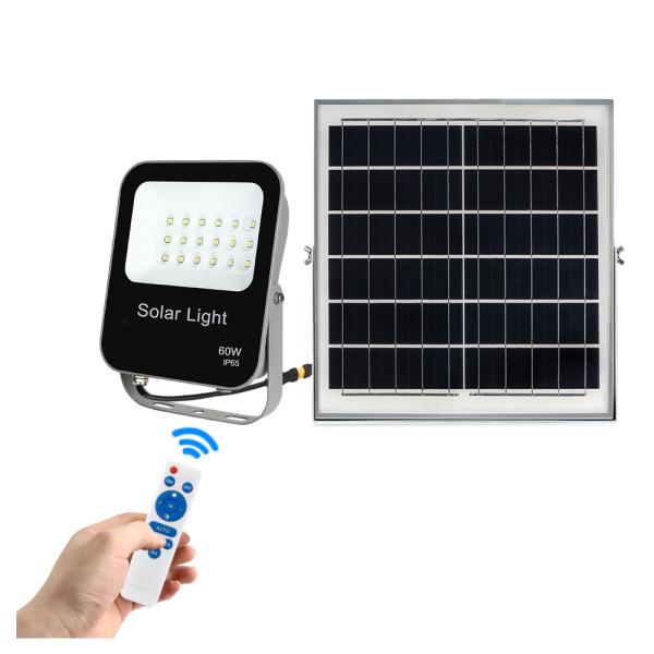 Quality Waterproof IP65 Classic 60Watt Solar Powered Exterior Flood Lights for sale