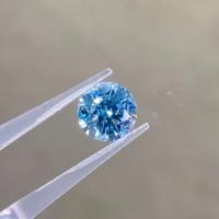 Quality lab created colored diamonds Blue Diamonds Jewelry Production Prime Source Round for sale