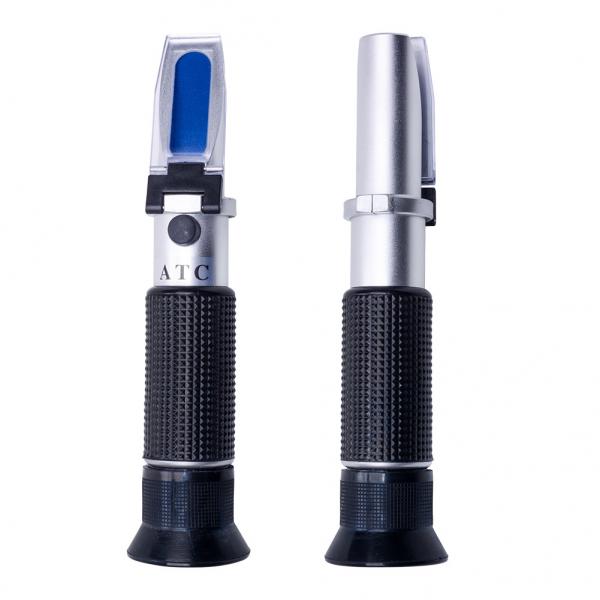 Quality Portable Brix & Salinity Refractometer Meter With Atc / Salt Water Salinity Tester for sale