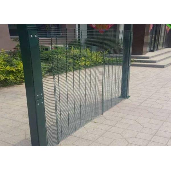 Quality OHSAS 3mm Security Steel Fence Railway Station 358 Welded Mesh for sale