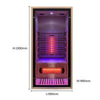 Quality ETL One Man Indoor Small Home Sauna Room 7 Colored Starlight Infrared for sale