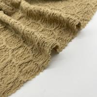 China Knitting Jaquard Fabric 1000 KG MOQ Shanghai/Ningbo Port Honeycomb crepe 97% Polyester 3% Spandex 175cm 26gsm N07-079 for sale