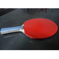China Poplar Plywood Table Tennis Rackets Reverse Rubber No Sponge For Beginner factory