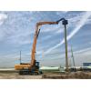 Quality Blue Excavator Mounted Pile Driver , Hydraulic Pile Driver For Excavators for sale