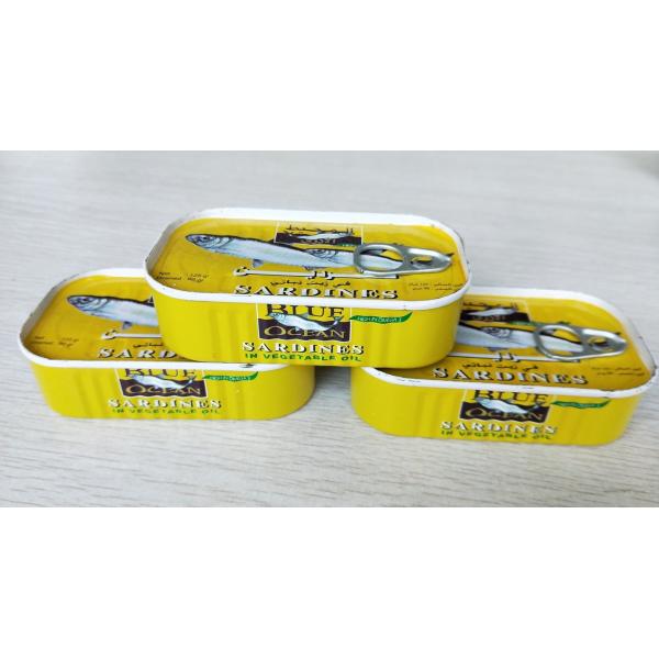 Quality Delicious Canned Sardine Fish Ambient Temperature Storage 3 Years Shelf Life for sale