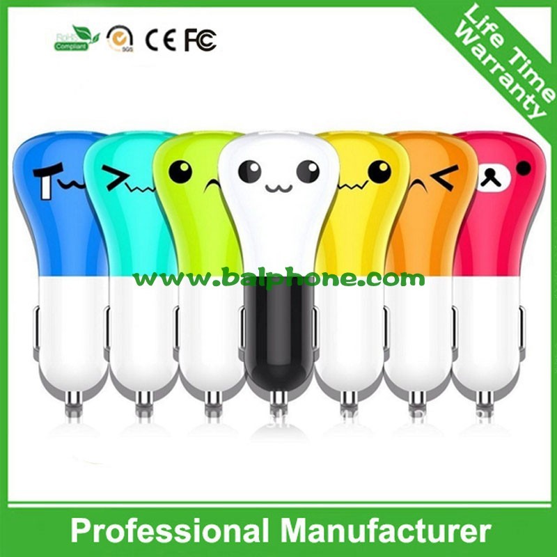 China 2015 New products Portable micro car charger usb dual usb car charger for sale