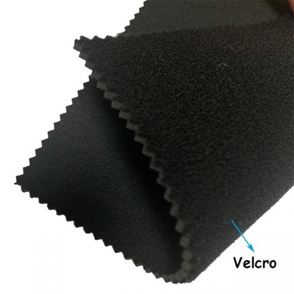 Quality Black W130cm SBR Double Sided Neoprene Fabric With Polyester Knitted for sale