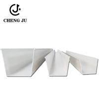 China PVC Roof Rain Gutter Roofing Building Material Synthetic Plastic Rain Gutter factory