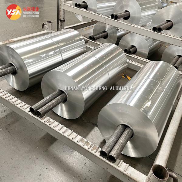 Quality 8011 Alloy Food Grade Jumbo Aluminum Foil Roll Lamination for sale