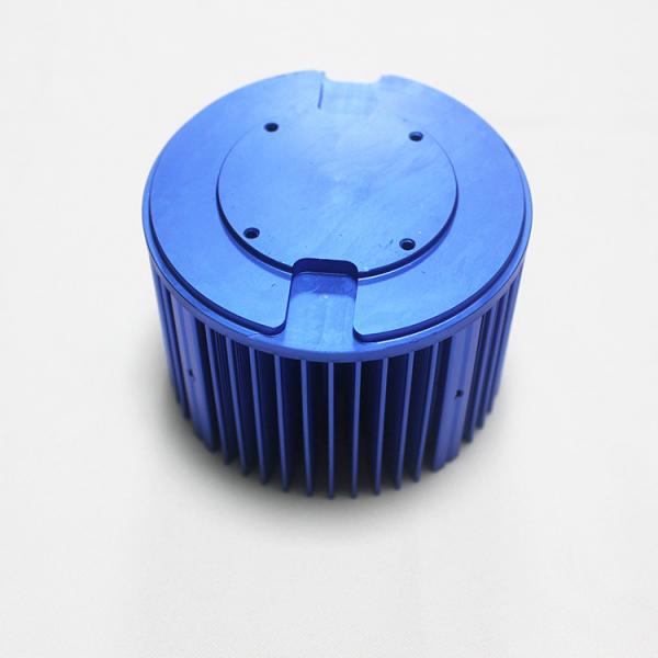 Quality 85x75mm Extruded Aluminum Led Heatsink , High Precision Blue Heat Sink ISO9001 for sale