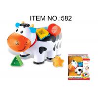 china Toddler B / O Cow W / Shape Sorter Blocks Infant Baby Toys Educational 5 Pcs Playset
