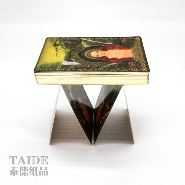 Quality Eco Friendly 70*120mm Psychic Tarot Cards PMS Printing for sale