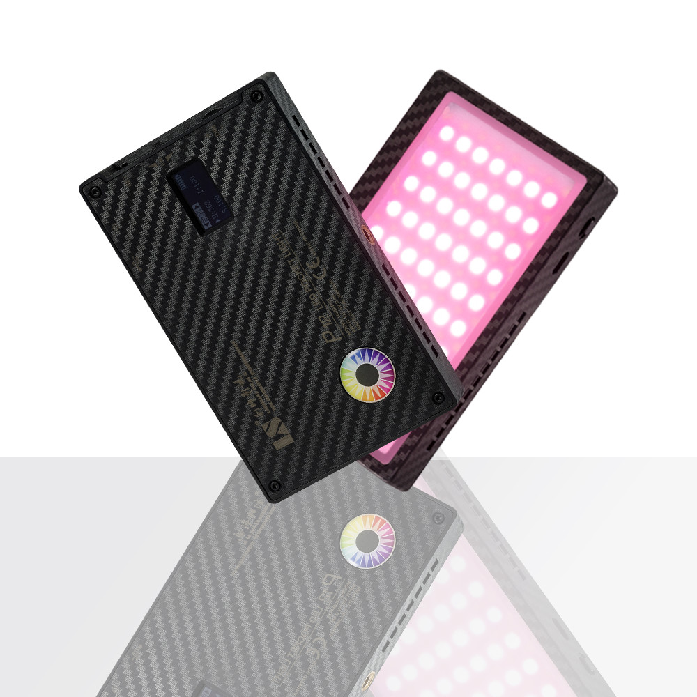China 3200k Rgb HS-P12 Pocket Led Video Light 15 Light Effects Mobile APP Control factory