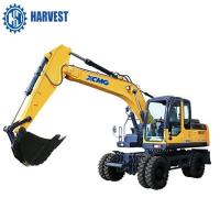 Quality Bucket 0.58cbm XCMG XE150WB Wheel Excavator For construction Engine Cummins for sale
