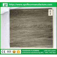China EIR Handscraped 100% Virgin Material PVC Vinyl Interlock Flooring Tiles with wood design factory