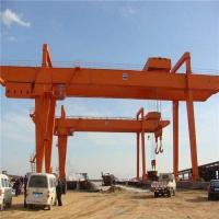 China 20-50 Ton Heavy Duty Mobile Double Girder Gantry Crane With Remote Control for sale