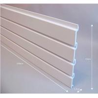 Quality White Plastic Slat Garage Wall Panels Storage With Slat Wall Hooks for sale