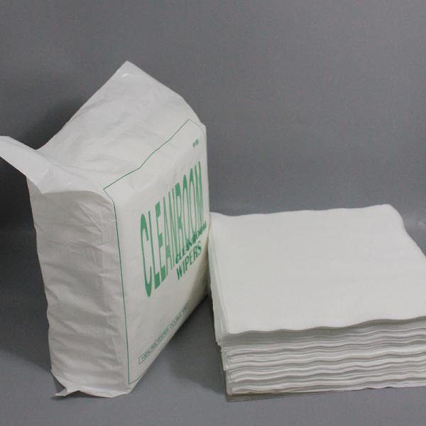 Quality 4x4 Cleanroom Polyester Wipes Polyester Laboratory Cleaning Wipes Dust Free for sale