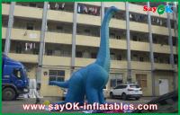 China 10m Blue Large Inflatable Dinosaur PVC Waterproof Blow Up Cartoon Characters Dragon factory