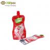 China Custom Shape Food Grade Spout Pouch Bag Disposable Packing Fruit Jelly Plastic factory