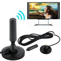 China 30dbi Gain and F or IEC Connect Type Digital Indoor TV Antenna for High Definition TV for sale