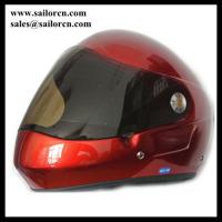 China Full face light Long board helmet GD-F Red EN966 standard Paraglider helmet Hang glider helmet factory