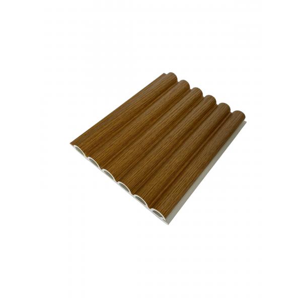 Quality ISO WPC Fluted Panel Wood Plastic Thickness 12mm Interior WPC Wall Panel for sale
