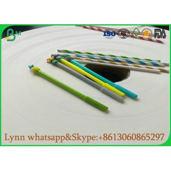 Quality 24GSM to 120GSM Straw Food Grade Roll Paper For Making Straw Of Drinking for sale