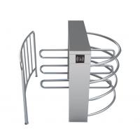 China 304 Stainless Steel Security Turnstile 120°Rotating Square Roof Passage for sale