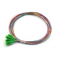 China LC/APC 12 Fibres OS2 SM Colour Coded 0.9mm G657A1 Fiber Optic Pigtail Network factory