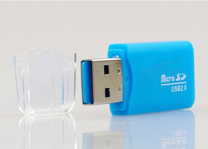 China Microsdhc / MicroSD USB Smart Card Reader Easy Installation SD Memory Card Reader factory