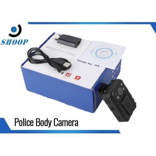 Quality Portable HD 1296P IP67 Police Body Cameras Recorder 34 Megapixel 140 Degree Wide for sale