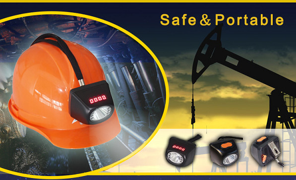 Quality High Power Helmet Industrial Lighting Fixture , Coal Miners Headlamp Max 7000 Lux for sale