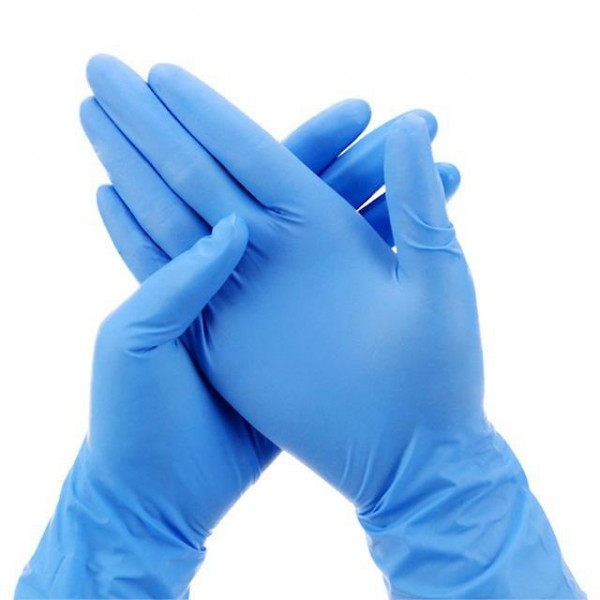 Quality 240mm Length Industrial Nitrile Gloves 6 Mil Disposable Nitrile Exam Gloves for sale