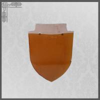 China Plain Type Ceramic Roof Tile Glazed Fish Scale For Hotel Decoration factory