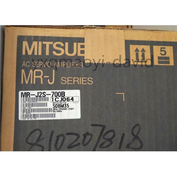 Quality Servo Motor Amplifier MR-J2S-700B Mitsubishi AC Servo Drive 7KW for sale