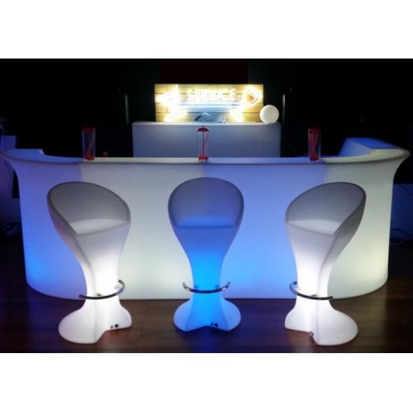 Quality Mobile LED Bar Counter Sets , Illuminated Bar Counter For Party Drink Use for sale