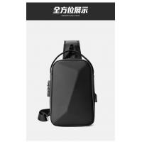 China NEW MEN'S CHEST BAG LARGE CAPACITY SHOULDER BAG CROSSBODY BAG MALE LEISURE OFFICE IPAD COMPUTER CHEST BAG HARD SHELL factory
