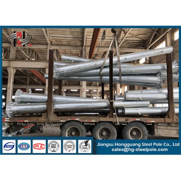 Quality 25ft 30ft 35ft 40ft 500kg Philippines Steel Electric Pole With 2.75mm Thickness for sale