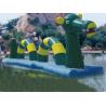 China Giant Green Dragon Obstacle Course, Inflatable Water Challenge sports factory