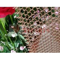 China 1.2 MM Aluminum Alloy Metal Mesh Curtain Metal Coil Drapery For Concert Hall factory