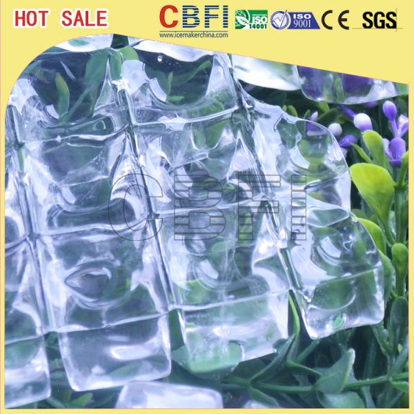 Quality Stainless Steel 304 Ice Cube Making Machine / R507 R404a Refrigerant Commercial for sale