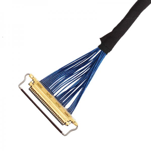 Quality 44AWG SGC LVDS EDP Cable Ipex 0.5mm Pitch 20453-330t-13 To 20453-340t-13 for sale