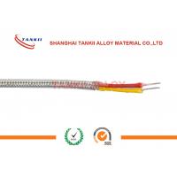 China Fiberglass Insulated Type K Thermocouple Wire With Tailor - Made Color Code for sale