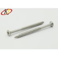 China Stainless Steel Square Drive Flat Head Self Tapping Screws for sale