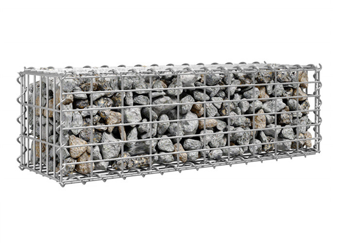 China Practical Gabion Retaining Wall with Cover Stable Gridwall Panels Gabion Basket factory
