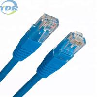 China Blue Cat 5E Ethernet Cable 8 Position 24AWG 10 Ft Rj45 Ethernet Network Cable factory